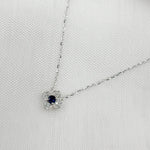 Load image into Gallery viewer, Buy Now 14K Solid Gold Flower Solitaire Tiny Necklace