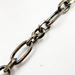 Load image into Gallery viewer, Buy Oxidized Sterling Silver Diamond Cut Paperclip Link Chain