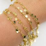 Load image into Gallery viewer, Gold Plated Sterling Silver Dangle Square Chain