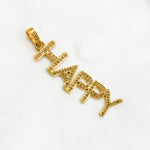 Load image into Gallery viewer, DP596. Diamond Sterling Silver Happy Pendant