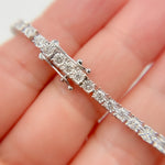 Load image into Gallery viewer, White Gold Diamond Tennis Bracelet