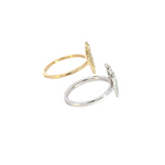 Load image into Gallery viewer, 14k Solid Gold Diamond Statement Heart Ring.