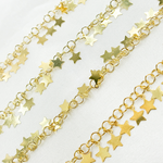 Load image into Gallery viewer, Gold Plated 925 Sterling Silver Dangle Star Chains