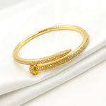 Load image into Gallery viewer, CGDP56. 14K Solid Gold Diamond Bangle