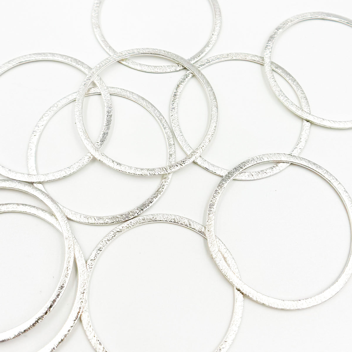 Shop White Sterling Silver Ring Connectors