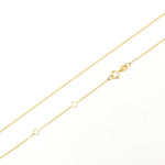 Load image into Gallery viewer, 030R28LGJ080. 14K Solid Yellow Gold Cable 16 Inch Chain with Extender