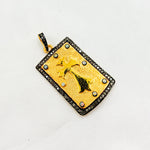 Load image into Gallery viewer, DP312. Diamond Sterling Silver Rectangle Cross Pendant with Gemstone