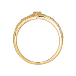 Load image into Gallery viewer, 14K Solid Gold Mined Diamond Baguette Band Ring