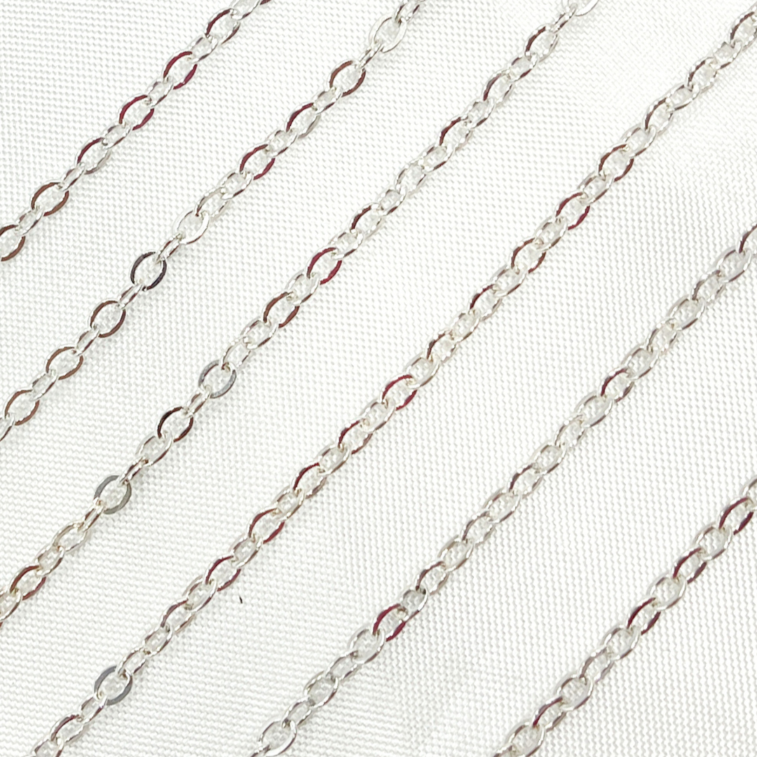 925 Sterling Silver Flat Cable