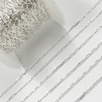 Load image into Gallery viewer, Shop Silver Diamond Cut Paperclip Chain