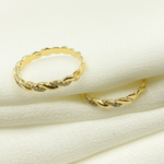 Load image into Gallery viewer, 14K Solid Gold Diamond Twist Ring.