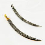 Load image into Gallery viewer, DP185. Diamond Sterling Silver Sword Pendant