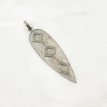 Load image into Gallery viewer, DP129. Diamond Sterling Silver Arrow Pendant