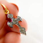 Load image into Gallery viewer, DC440. Diamond Sterling Silver Cross Pendant