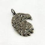 Load image into Gallery viewer, Diamond Sterling Silver Eagle Head Pendant