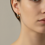 Load image into Gallery viewer, GER50. 14K Solid Tri-Tone Gold Earrings Circle Shape Hoop