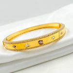 Load image into Gallery viewer, CGDP53. 14K Solid Gold Diamond & Fancy Diamond Bracelet