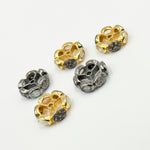 Load image into Gallery viewer, DC747. Diamond Sterling Silver Spacer Bead with Gemstone
