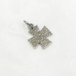 Load image into Gallery viewer, DC341. Diamond Sterling Silver Cross Charm