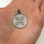Load image into Gallery viewer, DP563. Sterling Silver Round Pendant