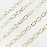 Load image into Gallery viewer, 14K Gold Filled Flat Oval Link Chain. 790FGF
