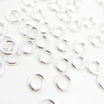 Load image into Gallery viewer, White Sterling Silver Close Jump Rings