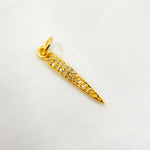 Load image into Gallery viewer, DC926. Diamond Sterling Silver Spike Pendant