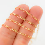 Load image into Gallery viewer, V231GF. 14K Gold Filled Long & Short Link Chain