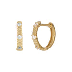 Load image into Gallery viewer, EHC57481. 14K Solid Gold Diamond Earring