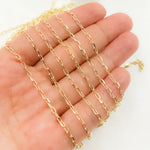 Load image into Gallery viewer, 14K Solid Yellow Gold Diamond Cut Chain