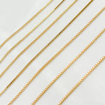 Load image into Gallery viewer, 1MMGF. 14k Gold Filled 1mm Link Box Chain