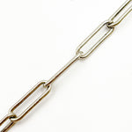 Load image into Gallery viewer, Buy Oxidized Sterling Silver Smooth Paperclip Chain