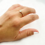 Load image into Gallery viewer, 14K Solid Gold Diamond Ring.