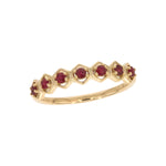Load image into Gallery viewer, RAZ02559RU. 14K Solid Gold Ruby Ring