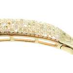 Load image into Gallery viewer, KG92. 14K Solid Gold Bangle with Diamonds