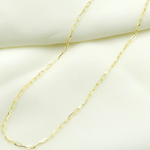 Load image into Gallery viewer, 14K Solid Gold Paperclip Chain