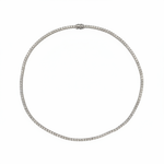 Load image into Gallery viewer, NFP71363. 14K Solid Gold Diamond Tennis Necklace