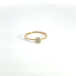 Load image into Gallery viewer, 14K Solid Gold Diamond Ring.