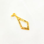 Load image into Gallery viewer, DC359. Diamond Sterling Silver Rhombus Pendant