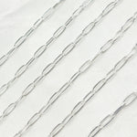 Load image into Gallery viewer, 925 Sterling Silver Hammered Paperclip Chains