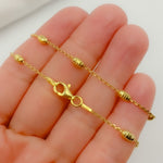 Load image into Gallery viewer, Gold Plated Sterling Silver Satellite Necklace