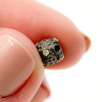 Load image into Gallery viewer, DC1104. Diamond Sterling Silver Round Bead
