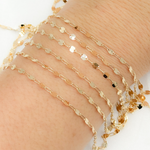 Load image into Gallery viewer, Gold Filled Marina and Cable Link Chain