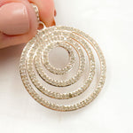 Load image into Gallery viewer, DP411. Diamond Sterling Silver Round Gradient Pendant