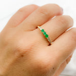 Load image into Gallery viewer, 14K Solid Gold Diamond and Gemstone Ring
