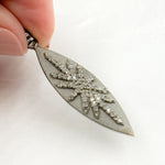 Load image into Gallery viewer, DP332. Diamond Sterling Silver Marquise Shape Star Pendant