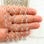 Load image into Gallery viewer, Sterling Silver Smooth Ova Link Chains