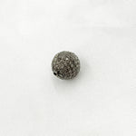 Load image into Gallery viewer, DC811. Diamond Sterling Silver Round Bead