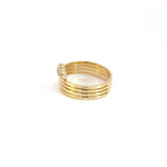 Load image into Gallery viewer, 14k Solid Gold Spiral Heart Ring.