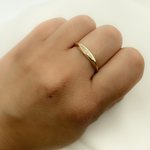 Load image into Gallery viewer, 14K Solid Gold Diamond Ring.
